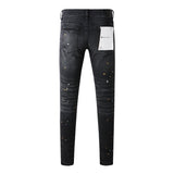 Purple Brand Jeans Pure Cotton High Street Trend #9045