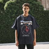 Mens Vintage T Shirt Short Sleeve T-Shirt Men's and Women's