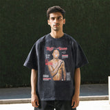 Mens Vintage T Shirt Printed T-Shirt Men