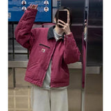 Unisex Denim Jacket Clenfit Deerskin Fleece Handsome Jacket