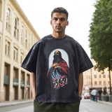 Mens Vintage T Shirt Short Sleeve T-Shirt Men