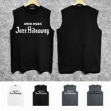 Amiri tank top music letterprinting