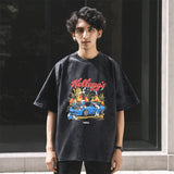 Mens Vintage T Shirt Short Sleeve T-Shirt Men's and Women's