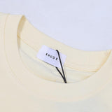 Rhude T Shirts Lake Coconut Landscape Print Cotton Casual Short Sleeve Men and Women