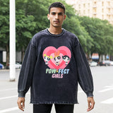 Mens Vintage Long Sleeve Shirt Autumn Long Sleeve T-Shirt Men