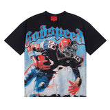 Godspeed T Shirts Rugby Players Printed Cotton Casual Short Sleeves Men and Women