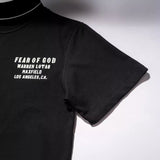 Fog Essentials T Shirts Spring/Summer FOG Sanskrit Alphabet Pattern Crew Neck Short Sleeves