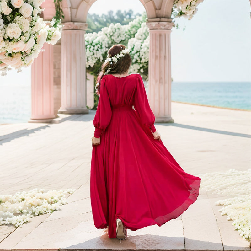 Bridesmaid Dresses Autumn Women's Dresses Long Dresses
