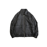 Unisex Pu Jacket Pu Leather Motorcycle Jacket