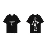 C.e t shirts printing pattern round neck pullover short sleeve men and women