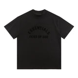 Fog Essentials T Shirts Spring Summer FOG Letter Crew Neck Pullover Short Sleeves