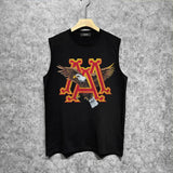 Amiri tank top oil painting flying eagle printing