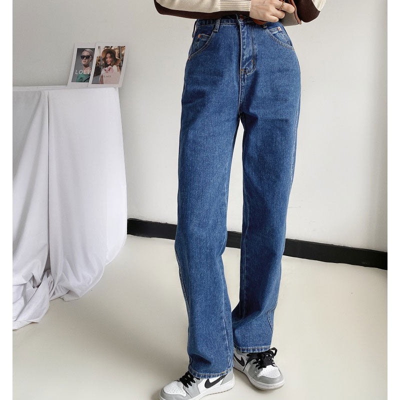 Women Jeans Retro Loose