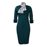 Women Dress Autumn Pencil Skirt Dress