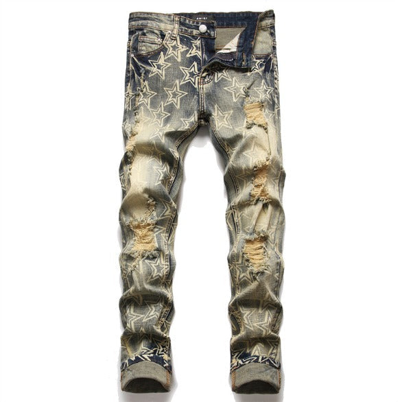 Amiri Jeans Ripped Stretch Jeans