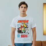 Men's T Shirts Spring/Summer Printed Short Sleeve T-Shirts Men's Loose