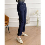 Women Jeans Retro Loose Small Slimming