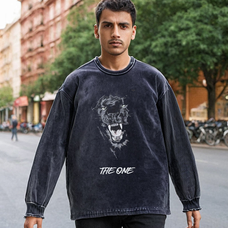 Mens Vintage Long Sleeve Shirt