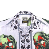 GUILTYPARTIES TIGER Shirts STUDIO Tattooed Skull, Short Sleeve Shirt