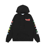 OFF WHITE Hoodie Trendy Street Style Personalized Cotton