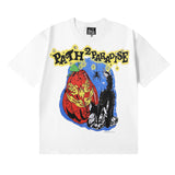 Hellstar T Shirts Retro abstract print