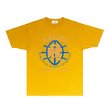 Rhude T Shirts Printed Trendy Pure Cotton