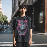 Mens Vintage T Shirt T Old Short Sleeve T-Shirt Men and Women