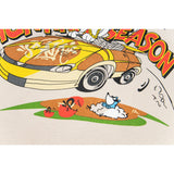Synaworld T Shirts central cee rabbit car print casual loose t-shirt