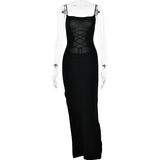 Women Dress Summer Lace-up Sexy Dress