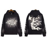 Hellstar Hoodie & Pants Vintage Washed Old Hooded Sweater Hoodie
