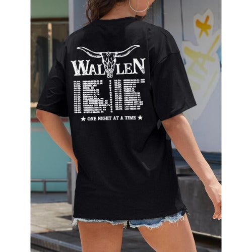 Country Music Shirt Women Western Graphic T Shirt Oversize