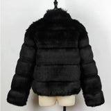 Women Fur Jacket Fashion Plush Coat