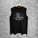 Amiri tank top big bad wolf letterprinting