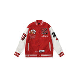 Amiri Jacket AMI Tiger Towel Pattern Baseball Jacket Jacket Men's and Women's