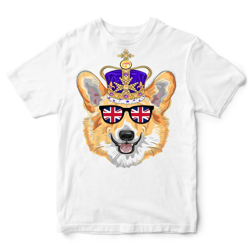 Inspired By Queen 'S Platinum Jubilee 2022 Elizabeth 70 Years T-shirt Printed Round Neck Short Sleeve T-shirt