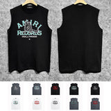 Amiri tank top big bad wolf letterprinting