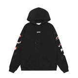 OFF WHITE Hoodie Trendy Street Style Personalized Cotton
