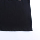OW Hoodie Colorful Graffiti Long Sleeves