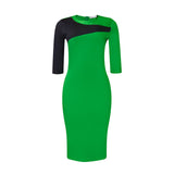 Women Dress Women's Autumn Solid Color Dress