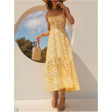 Bohemian Dress Hollow-out Suspender Dress Fashionable Temperament