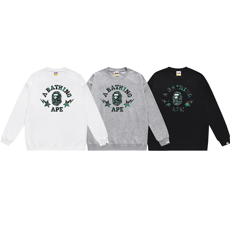 Bathing ape Crew neck sweatshirt