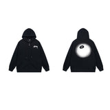 Stussy Hoodie Zip-Up Cardigan Fleece Hooded Sweater