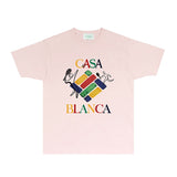 Casablanca T Shirts Fashion Print Street