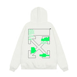 OFF WHITE Hoodie Trendy Street Style Personalized Cotton