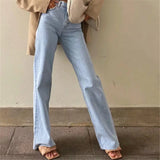 Women Jeans Loose Burrs Slimming