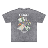 Casablanca Distressed T-Shirt