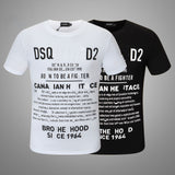 Dsq2 T Shirt Casual Sports Printed Short Sleeve Summer Men