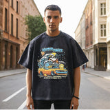 Men's Vintage T Shirt Short Sleeve T-Shirt Men's and Women's Half Sleeve