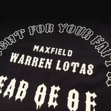 Fog Essentials T Shirts Spring/Summer FOG Sanskrit Alphabet Pattern Crew Neck Short Sleeves