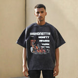 Mens Vintage T Shirt Short Sleeve T-Shirt Men's and Women's